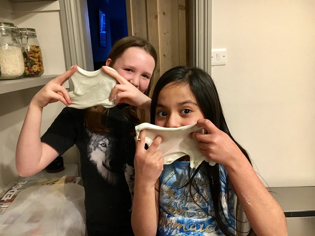 How can someone make slime safely?