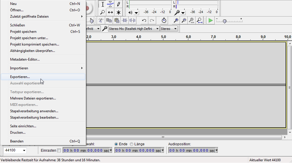 How can I mix vocals in audacity?