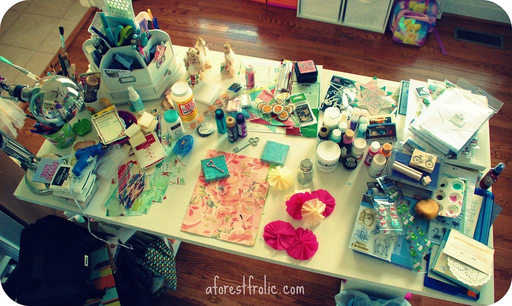 How can someone set up a home craft studio?
